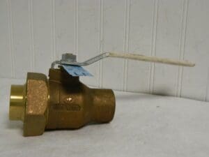 Apollo Bronze Single Union Ends Ball Valve 1-1/2" Pipe Standard Port 70LF40701