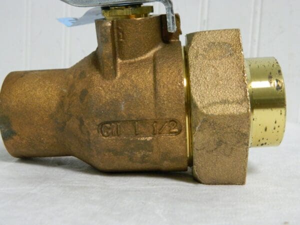 Apollo Bronze Single Union Ends Ball Valve 1-1/2" Pipe Standard Port 70LF40701