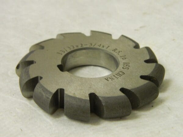 Precision Convex Radius Cutter 13/32" x 2-3/4" 12 Teeth R5.16 HSS 03170214