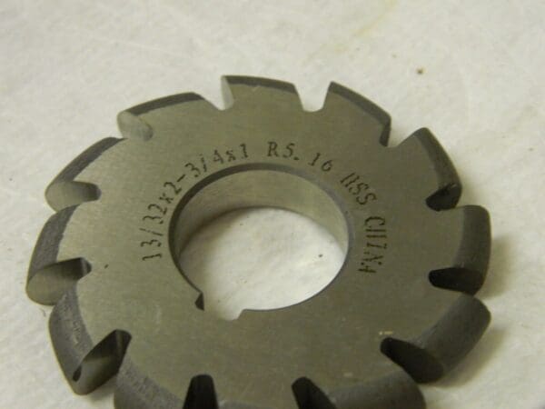 Precision Convex Radius Cutter 13/32" x 2-3/4" 12 Teeth R5.16 HSS 03170214