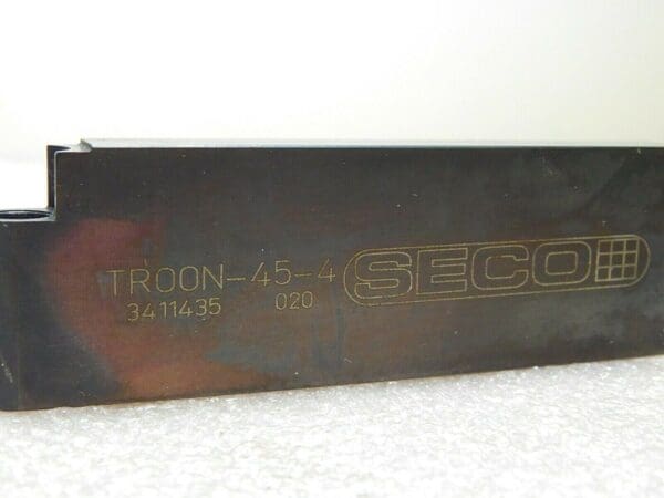 Seco Indexable Turning Toolholder Neutral 0° Neutral Rake TROON-45-4 17990