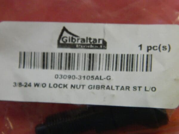 Gibraltar 03090-3105al-g 3/8" - 24 Knob-handle Indexing Plungers Thread QTY 2