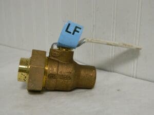 Apollo Bronze Single Union Ends Ball Valve 1-1/4" Pipe Standard Port 70LF40601