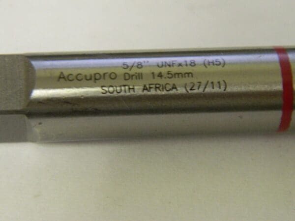 Accupro Spiral Flute Tap 5/8"-18 UNF 4FL HSSe Oxide 87157947