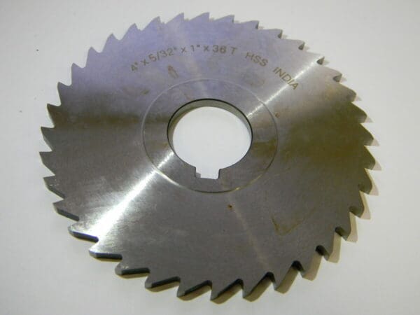 Interstate 4" X 5/32" X 1" 36Teeth HSS Straight Teeth Side Chip Saw 03144102