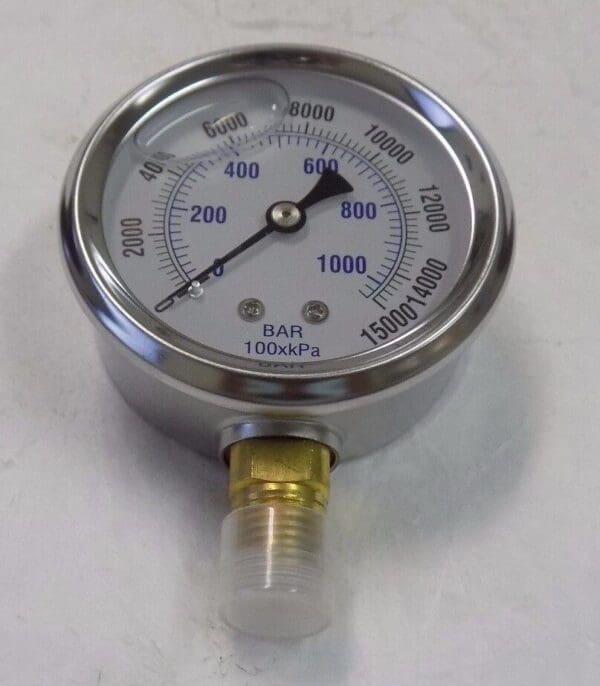 WorkSmart 2-1/2" Face Liquid Gauge #WS-MH-HPC1-039