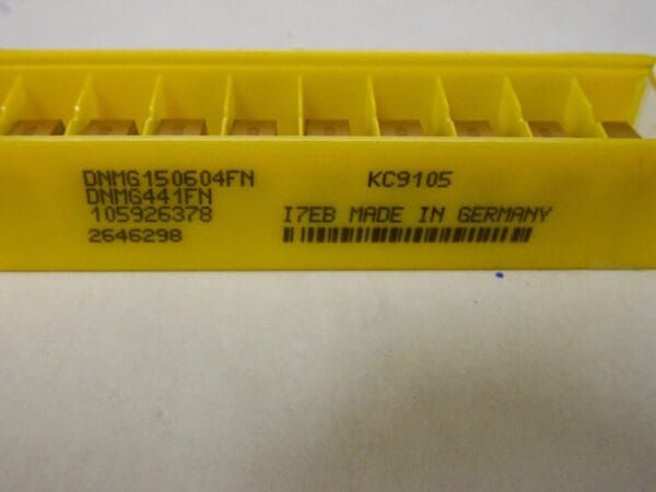 Kennametal DNMG441 FN Grade KC9105 Carbide Turning Insert QTY 10 2646298