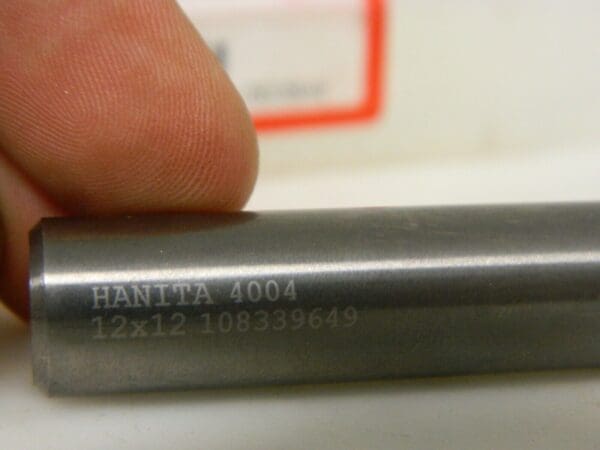 Hanita Carbide SEM End Mill 12mm x 12mm x 25mm x 76mm 4F 400412005