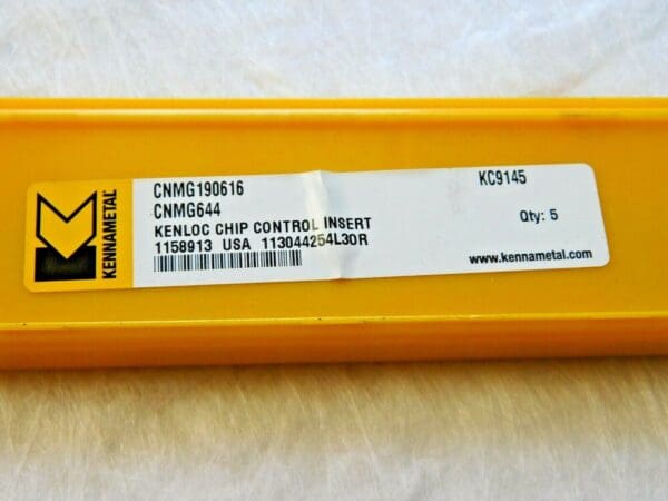 Kennametal Carbide Turning Inserts 3/4"IC 80º CNMG644 Grade KC9145 Qty 5 1158913