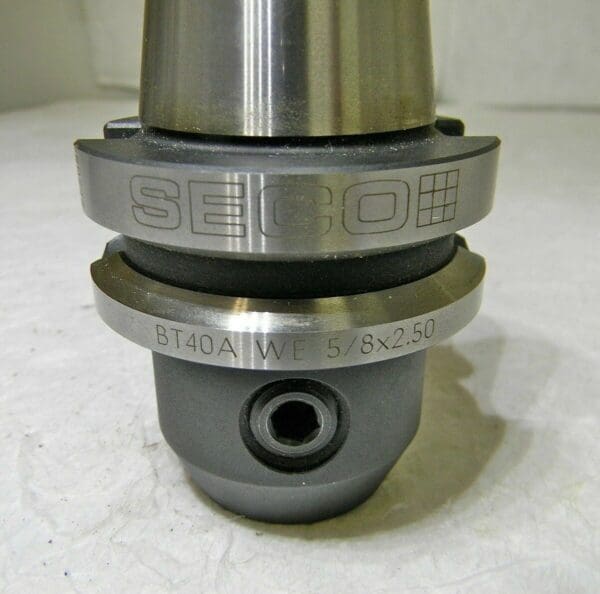 Seco BT40 Shank End Mill Holder 47.498mm Nose Dia 5.07" OAL 00917