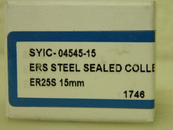 Pro-Grade Collet ER25 15mm Steel Sealed QTY 2 04545-15