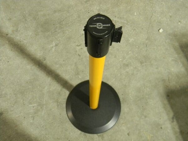 Tensator Tensabarrier Safety Post Stanchion w/ 7.5 Ft. Nylon Tape 890B3335STDD4