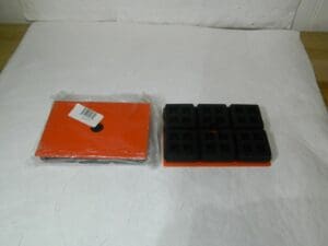 Mason Machinery Leveling Pad & Mat 6"x4"x1" Neoprene & Steel Qty 2 MBSW6X4