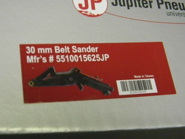 Jupiter Pneumatics 30mm Belt Sander 12000 RPM 90 PSI 5510015625JP