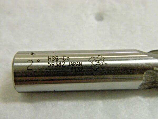 OSG Cobalt Tapered Square End Mill 1/2" x 2º x 5/8" Series 593 3FL 5938200