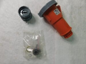 Cooper Wiring Connector Pin & Sleeve Watertight 20A 125/250V 3P4W CD420C12W