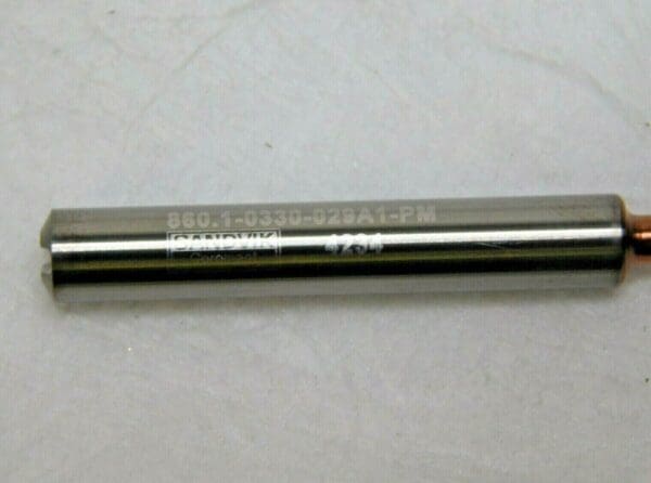 Sandvik Coromant Carbide Drill 3.3 mm Dia 8xD 860.1-0330-029A1-PM 4234 6040498