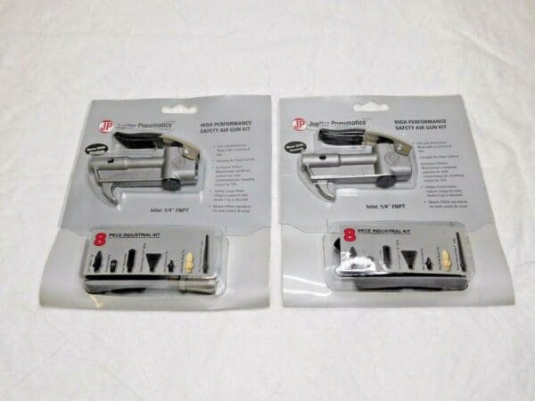 Jupiter Pneumatics 8 Piece Aluminum Air Gun Kits 1/4 NPT Qty 2 4010950520JP