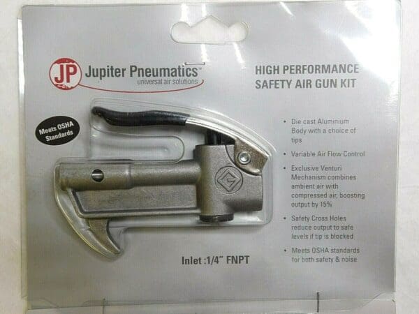 Jupiter Pneumatics 8 Piece Aluminum Air Gun Kits 1/4 NPT Qty 2 4010950520JP