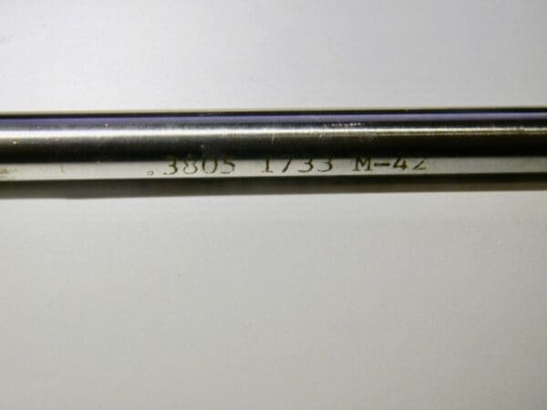 Tri-Angle 0.3805" Dia Straight Flute M42 Cobalt Chucking Reamer 173303805