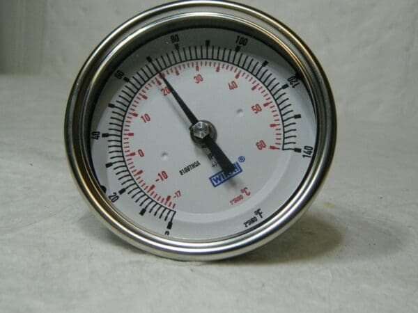 Wika Bi-Metal Thermometer 2-1/2" Stem 0 to 140° F 52914163