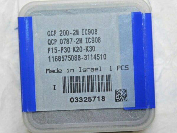 Iscar SUMOCHAM Carbide Replaceable Drill Tip ‎QCP 0787-2M IC908 Qty 1 3325718