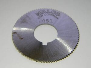 Malco Slitting Slotting Saws 1-3/4" x 0.051" x 5/8" 90 Tooth Qty 6 SS134051589