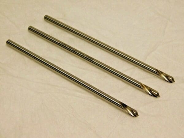 Hertel Cobalt Spotting Drills 5mm Body Diam x 4-3/4" OAL 90° Qty 3 62793963