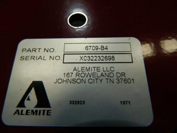 Alemite Wheel Bearing Packer 6709-B4 INCOMPLETE