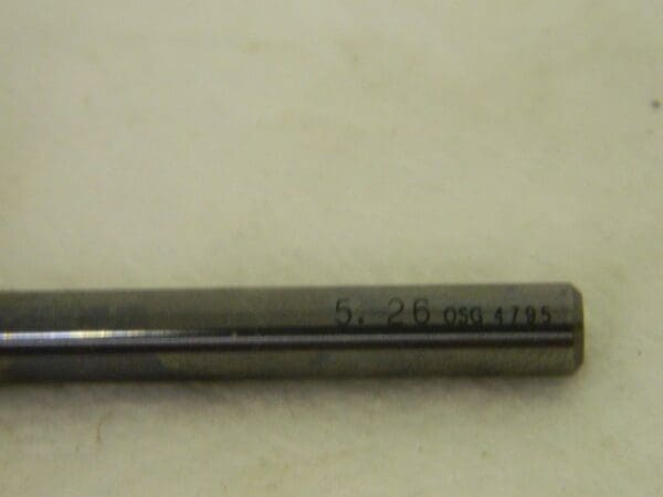 OSG 5.26 Mm 140° Wd1 Carbide Screw Machine Drill Bit 550020701