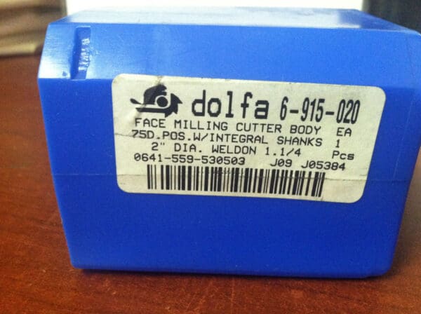 Dolfa 2" x 1-1/4" x 1-1/8" x 3-5/8" 3F Face Milling Cutter 6915020