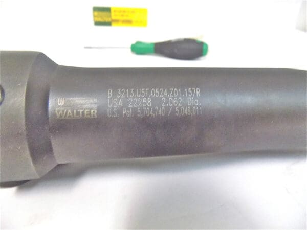 Walter Indexible Coolant-Thru Drill 2" x 3" x 12-3/4" 5027697