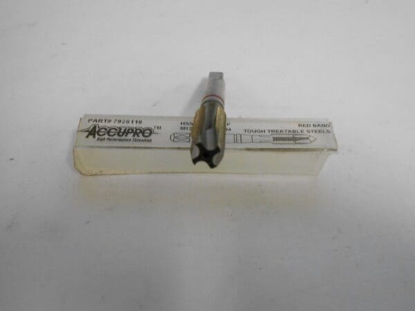 Accupro Spiral Point Tap M12 x 1.75" HSS 4FL Model QTY 2 7926166