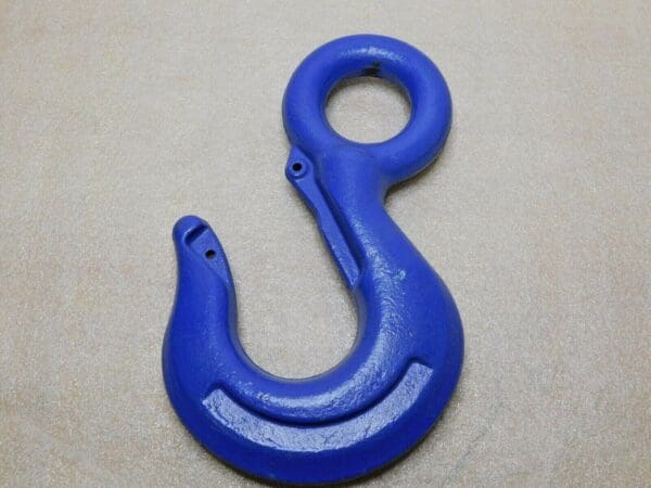 Carbon Steel Eye Hook w/o Latch Blue 12.41" OAL 15000Lb Load Limit 74385360