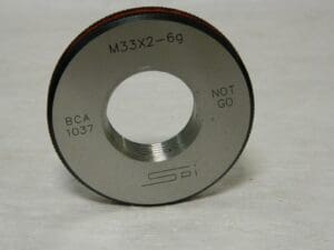 SPI M33x2 No Go Single Ring Thread Gage Class 6G OHNS 75890871