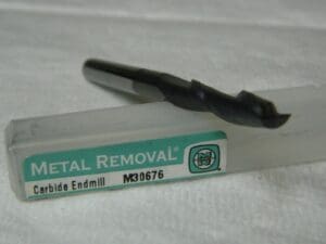 Metal Removal 1/4" x 1-1/8" x 3" 2FL Carbide TiAlN Single End Mill M30676