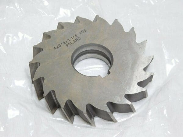 Dolfa Plain Milling Cutter Light Duty 4" x 3/4" x 1-1/4" 18T 5-730-295