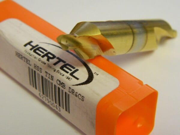 Hertel #5 Plain Cut 82° Incl Angle HSS Combo Drill & Countersink QTY 2