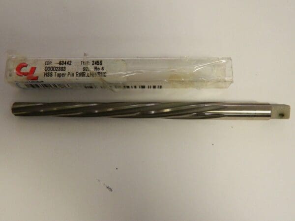 Chicago Latrobe Taper Pin Reamer 0.2773-0.3540" x 23/64" HSS QTY 2 63442