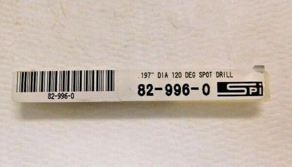 SPI Solid Carbide Spotting Drill 0.197" Dia 120º 19/32" FL 1-31/32" OAL 82-996-0