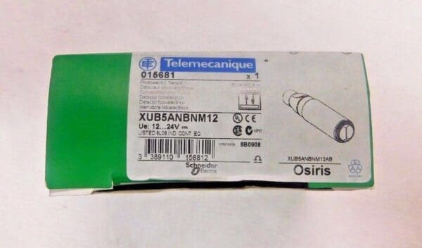 Telemecanique Diffused Photoelectric Sensor 4 Pin M12 Connector 0.6m XUB5ANBNM12