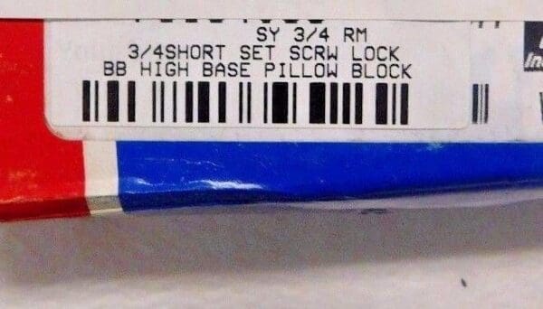 SKF Ball Bearing Pillow Block 3/4" Inside Diameter 3/4" Shaft SY 3/4 RM