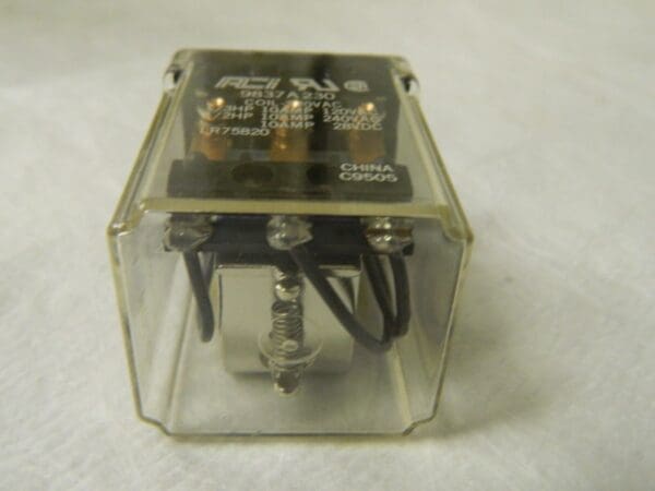 ACI Square Blade Relay 11 PIN 3PDT 230 VAC QTY 2 9837A230