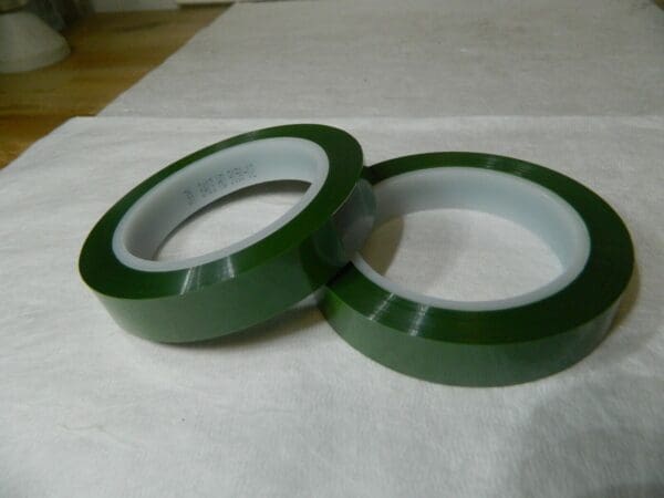 3M 72 Yd x 3/4" Translucent Green Polyester Film Tape Qty 2 Rolls 8403