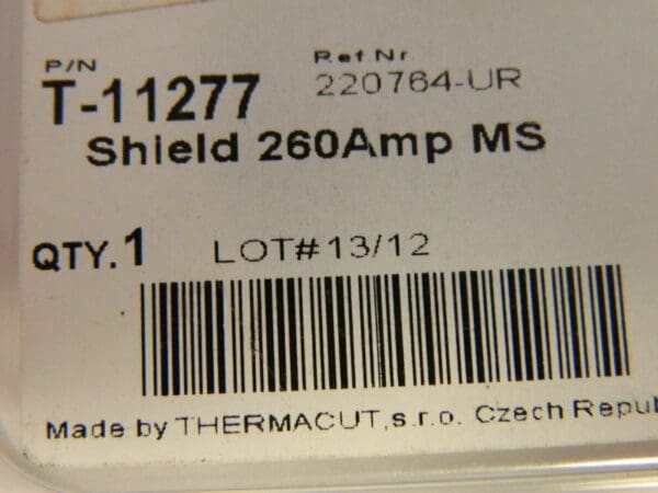 Therma cut 260A SHIELD CAP SPARE PART QTY 6 T11277