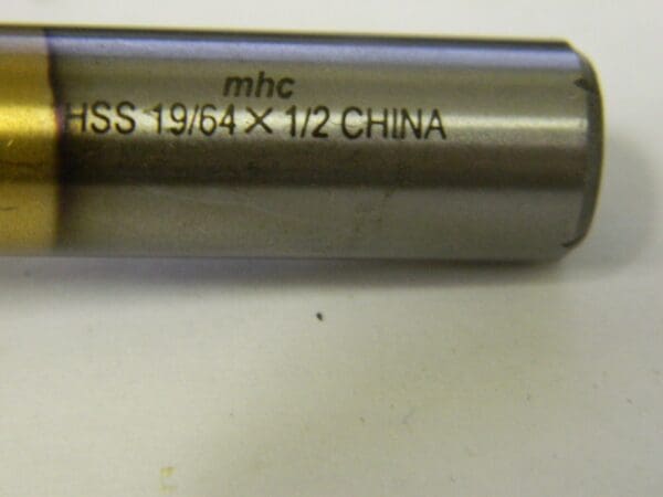 Interstate End Mill 19/64" x 1/2" x 1-1/8" x 3-1/4" 4FL HSS 05208590