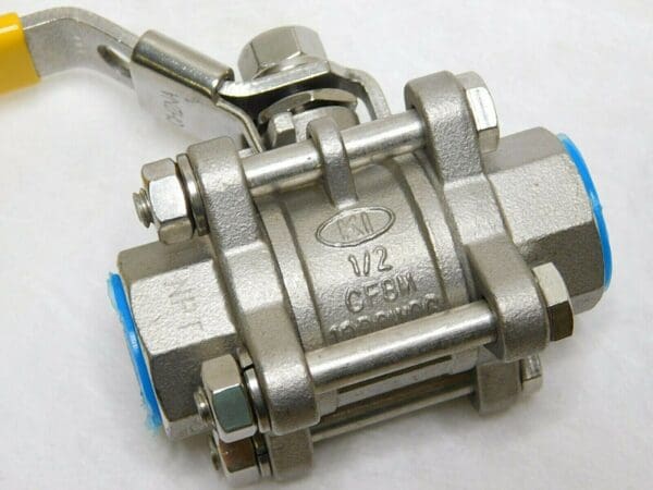 Merit Stainless Steel Standard Ball Valve 1/2" 1000 WOG-KI T316 F/P KV310FP-08