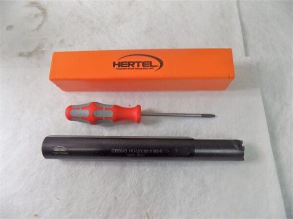 Hertel 20mm x 1" LH Indexible Grooving Toolholder HU-I20L90-2.5D-E