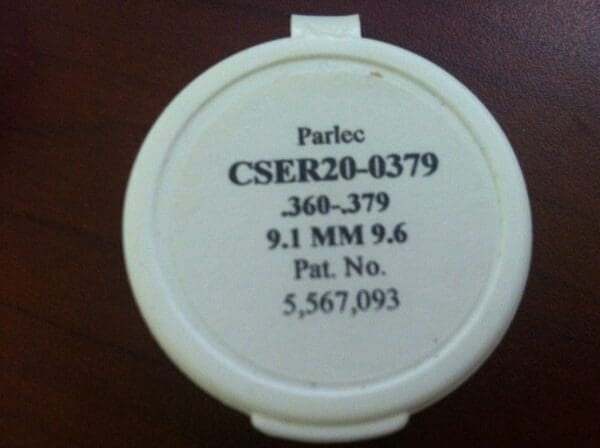 Parlec .360-.379" 800psi Coolant Seal Assemblies QTY 2 CSER20-0379