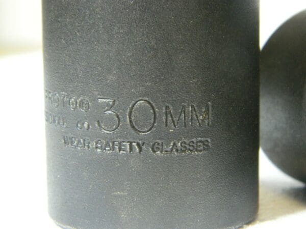 Proto 1/2" Drive 30mm Deep Impact Socket 6 Points, 3-1/2" OAL Qty 2 J7330M